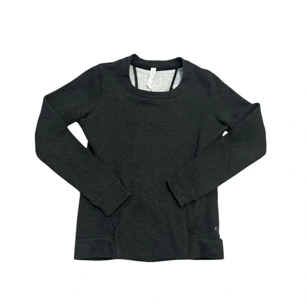 Lululemon & go Endeavor Cut Out Long Sleeve Sweater Pullover